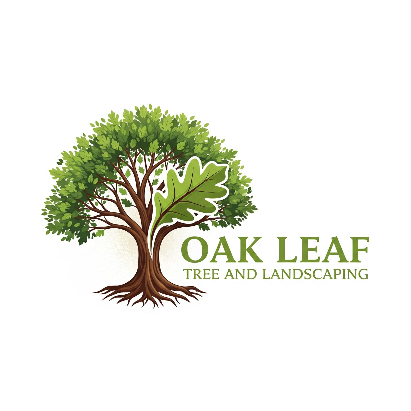 Oakleaf Tree and Landscaping