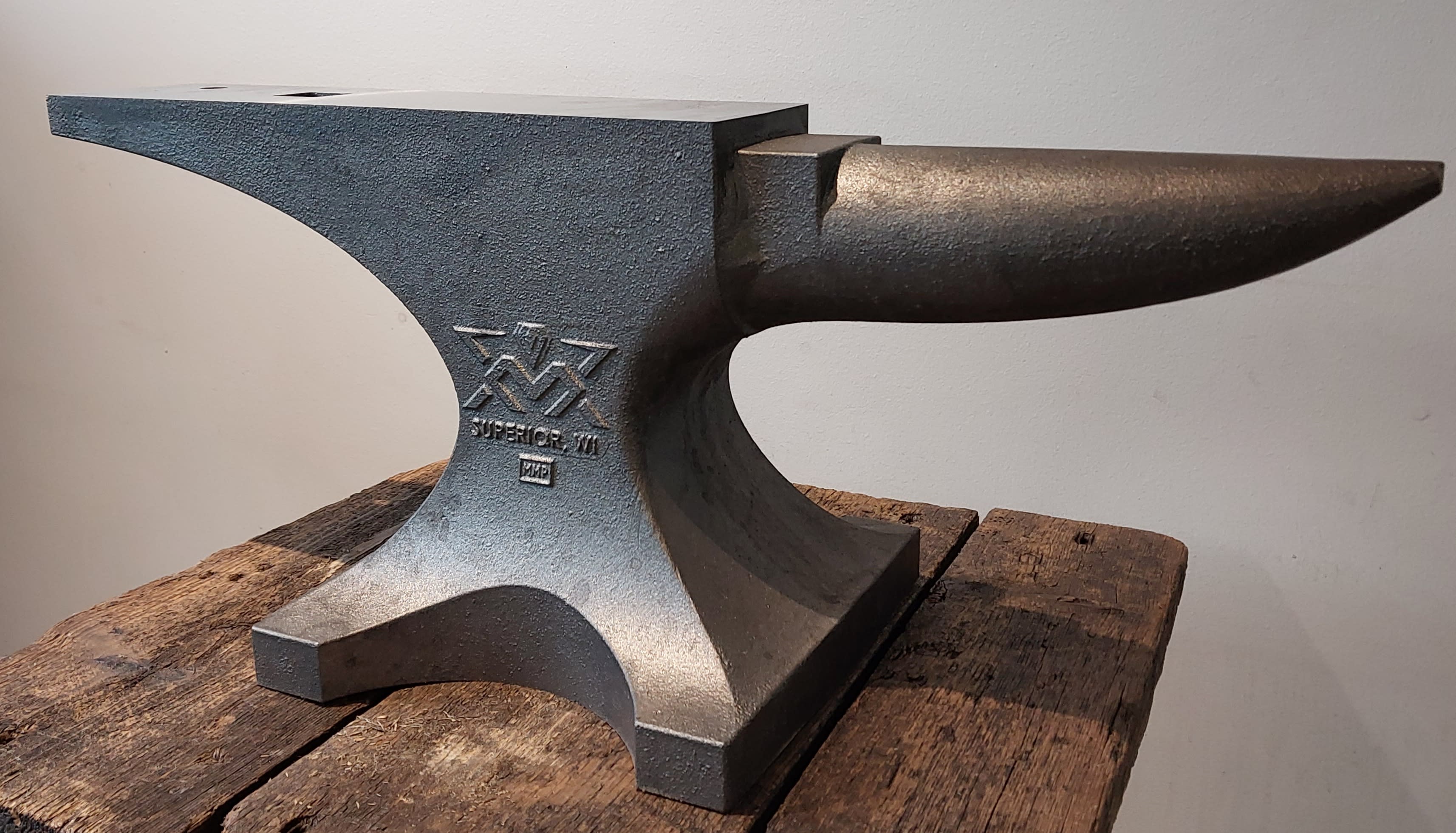 125lb Cast 52100 anvil - Anvils - Xcalibur MetalworkX - Knife