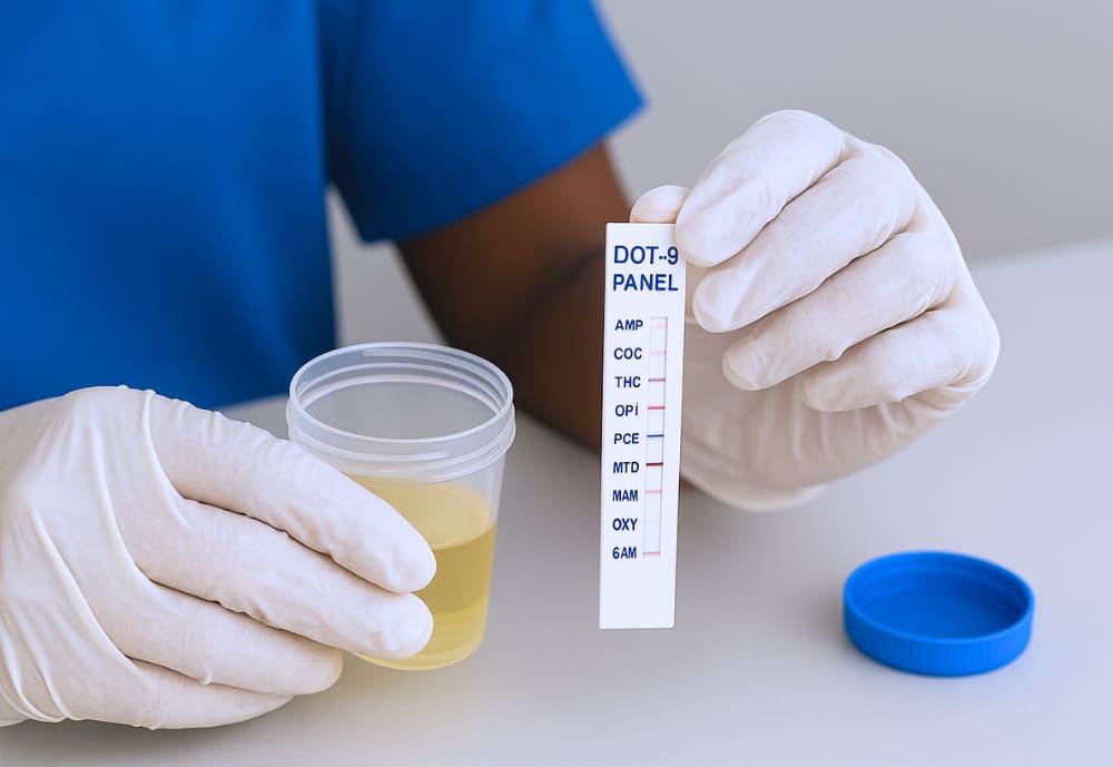 DOT -9 Panel Testing - Drug Screening - Rush Occupational Health | Drug ...