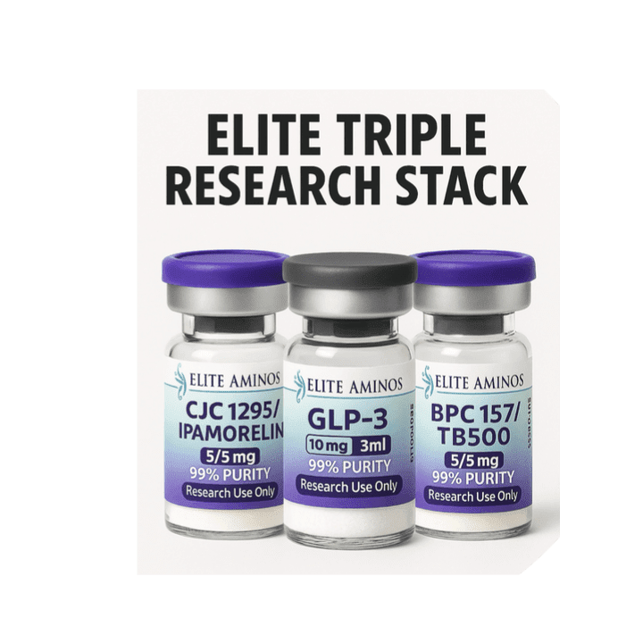 GLP-R (Retatrutide) 10mg - Research Peptides - Elite Aminos