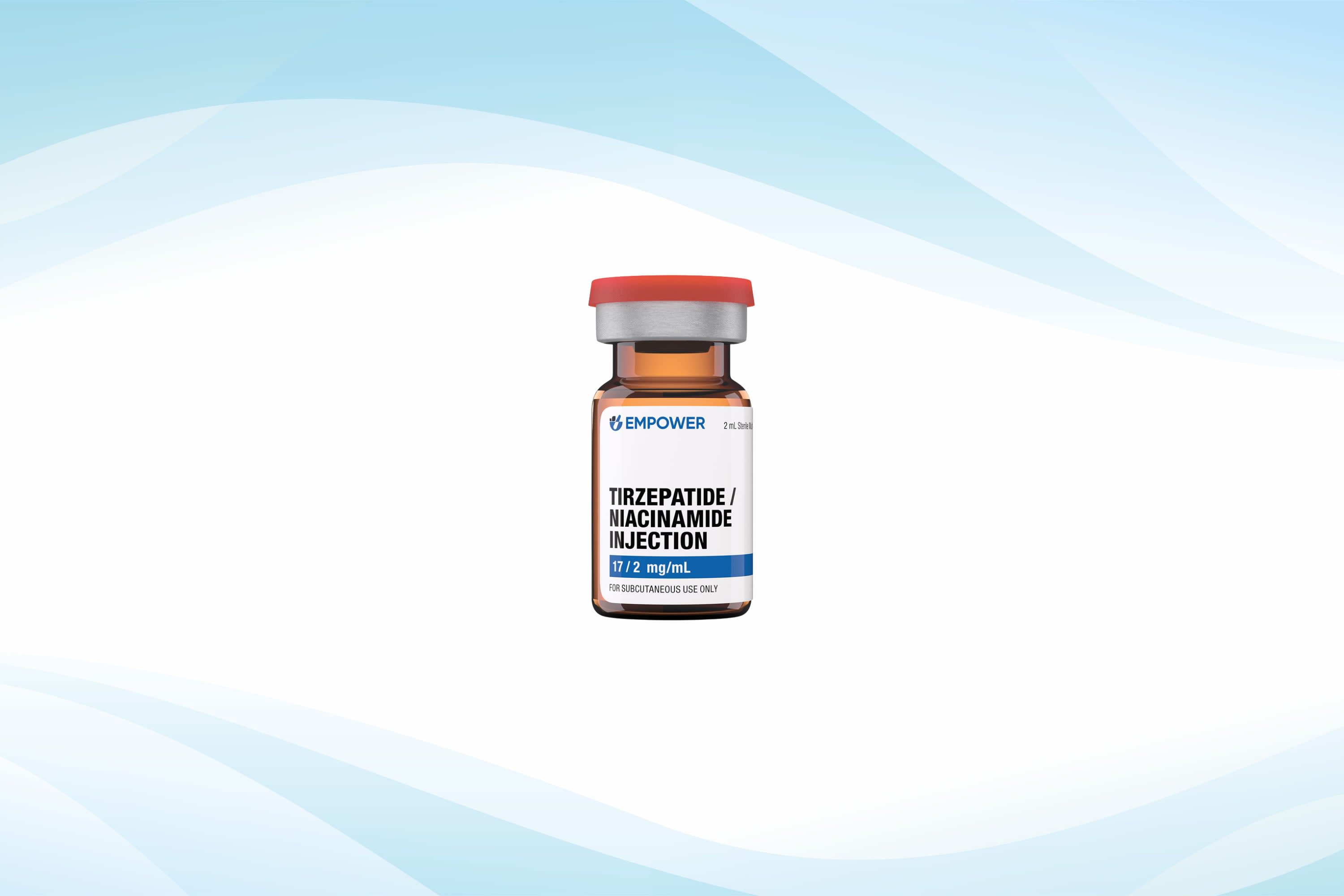 tirzepatide/niacinamide 17/2 mg/ml Tirzepatide / Niacinamide WP Pharma Labs Tirzepatide Injection - Weight Loss
