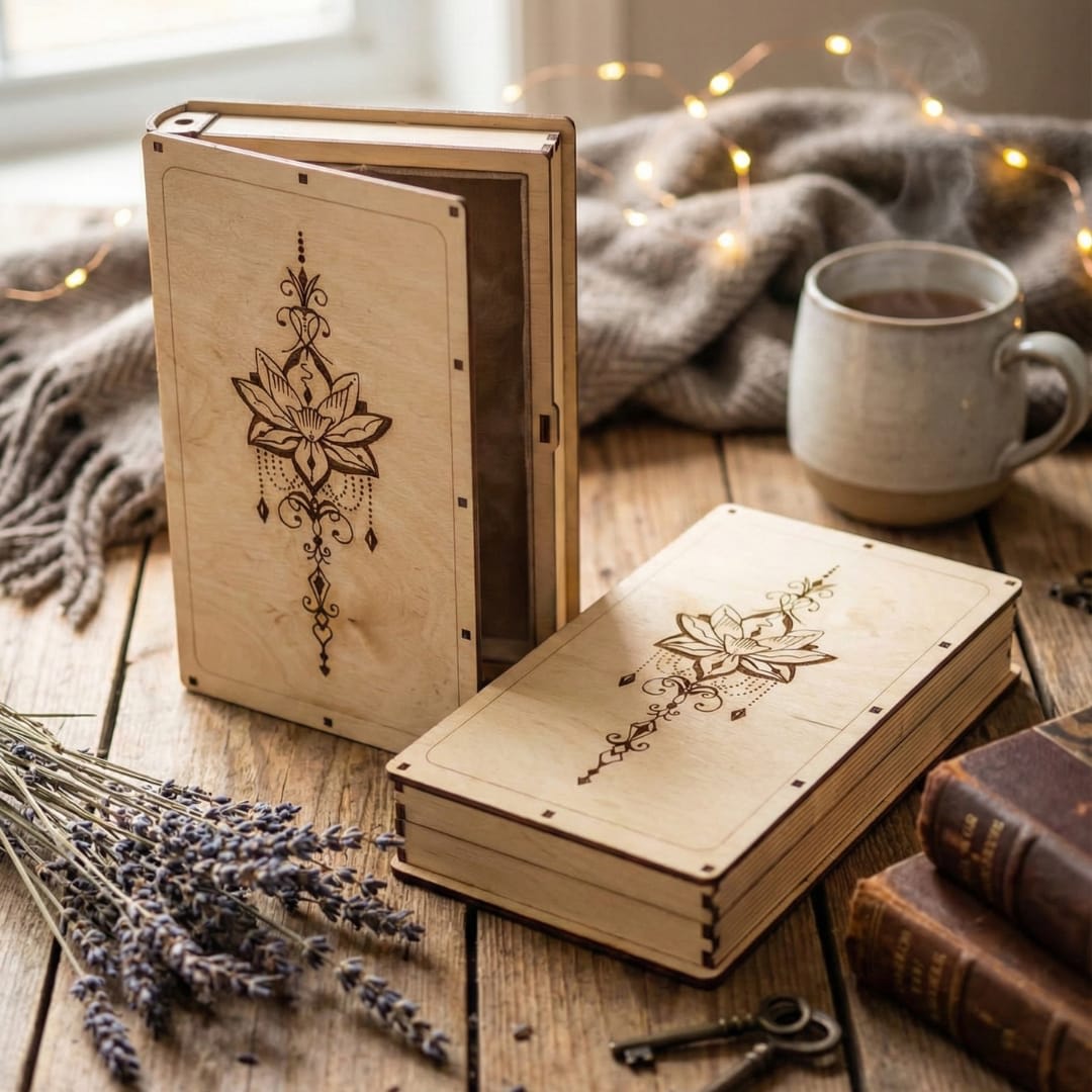 Classic Wooden Book Box - Wood Crafts - The English Post - Wood Crafts ...