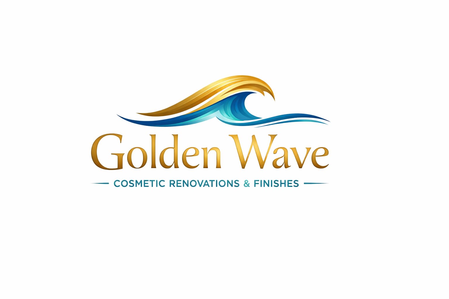Golden Wave Painting