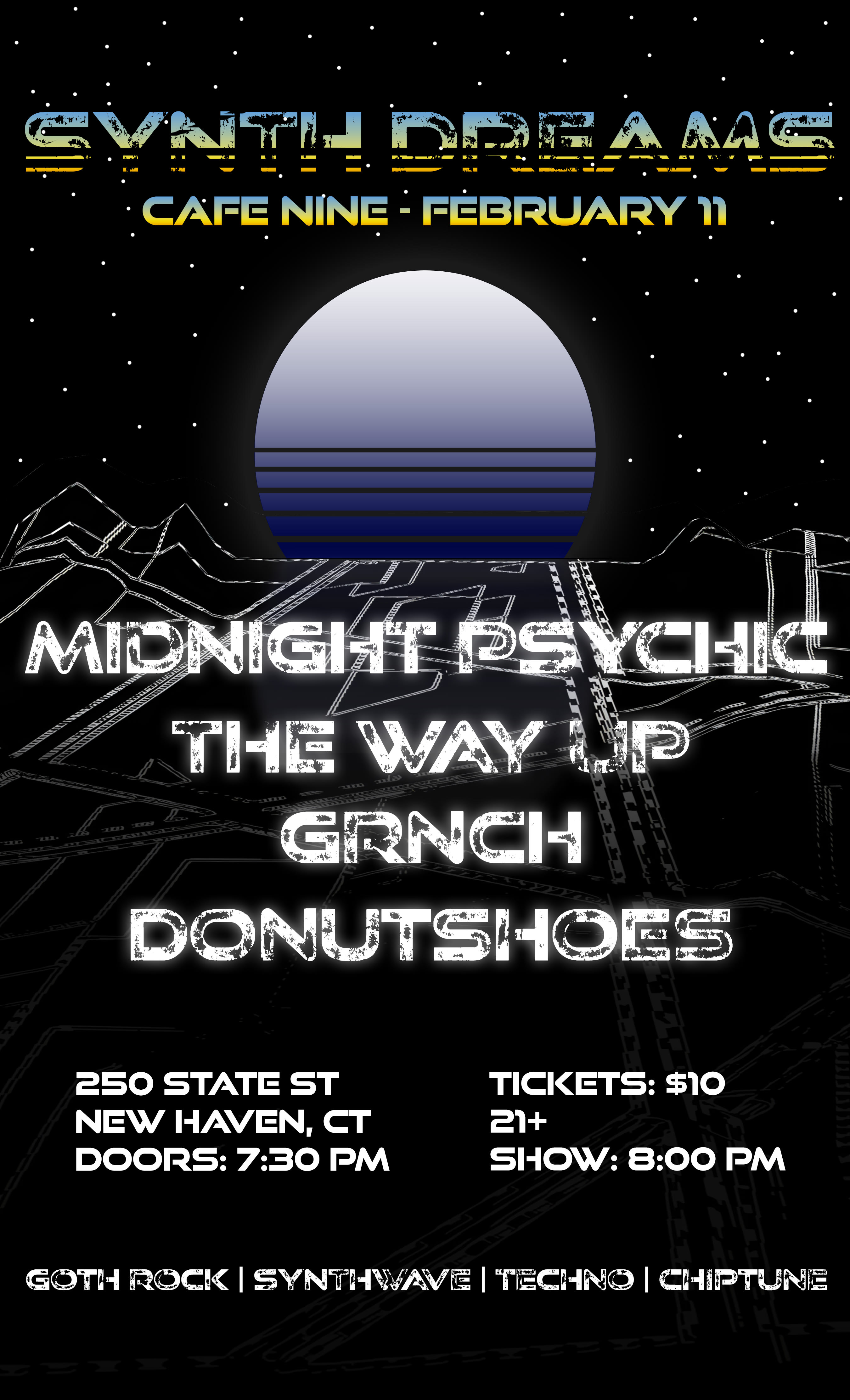 Midnight Psychic / The Way Up / GRNCH / DonutShoes