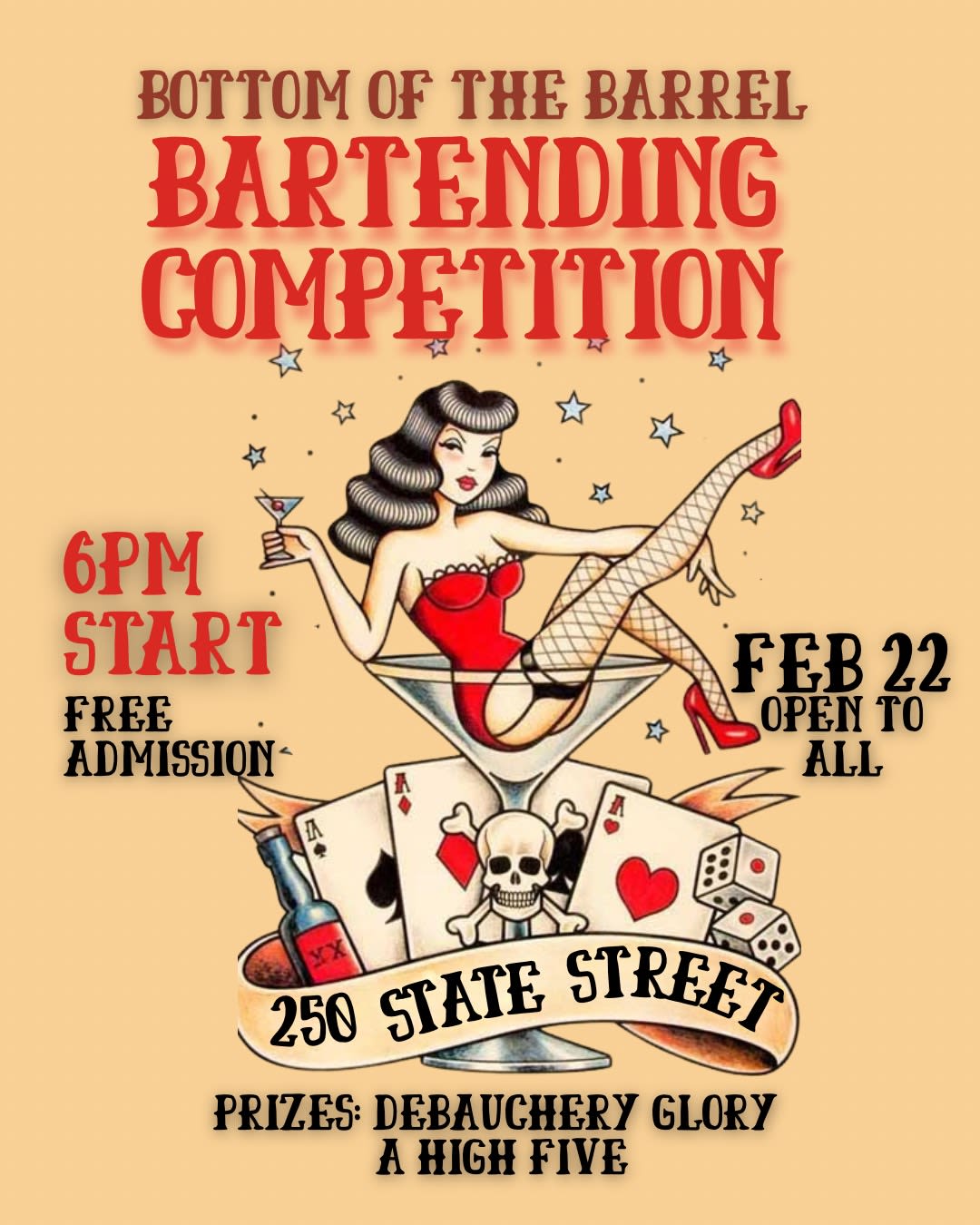 Bottom of the Barrel Bartending Competition