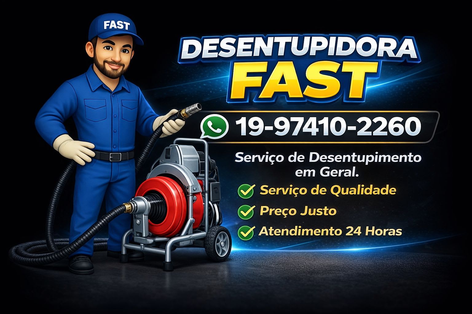 Desentupidora Fast Campinas