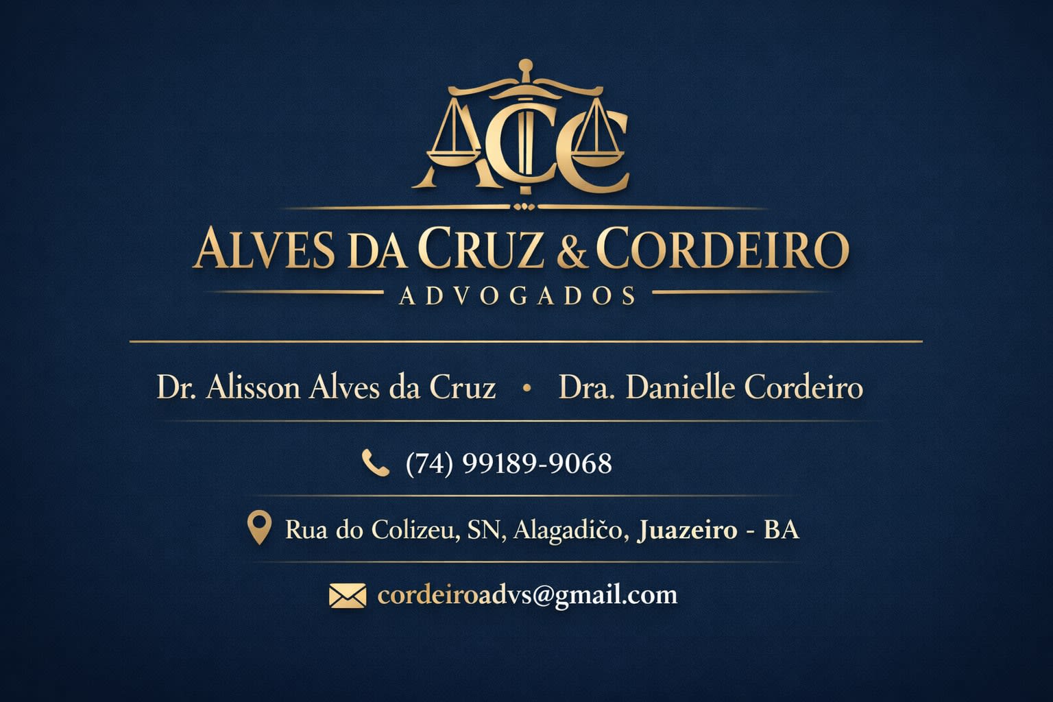 Alves da Cruz e Cordeiro advogados