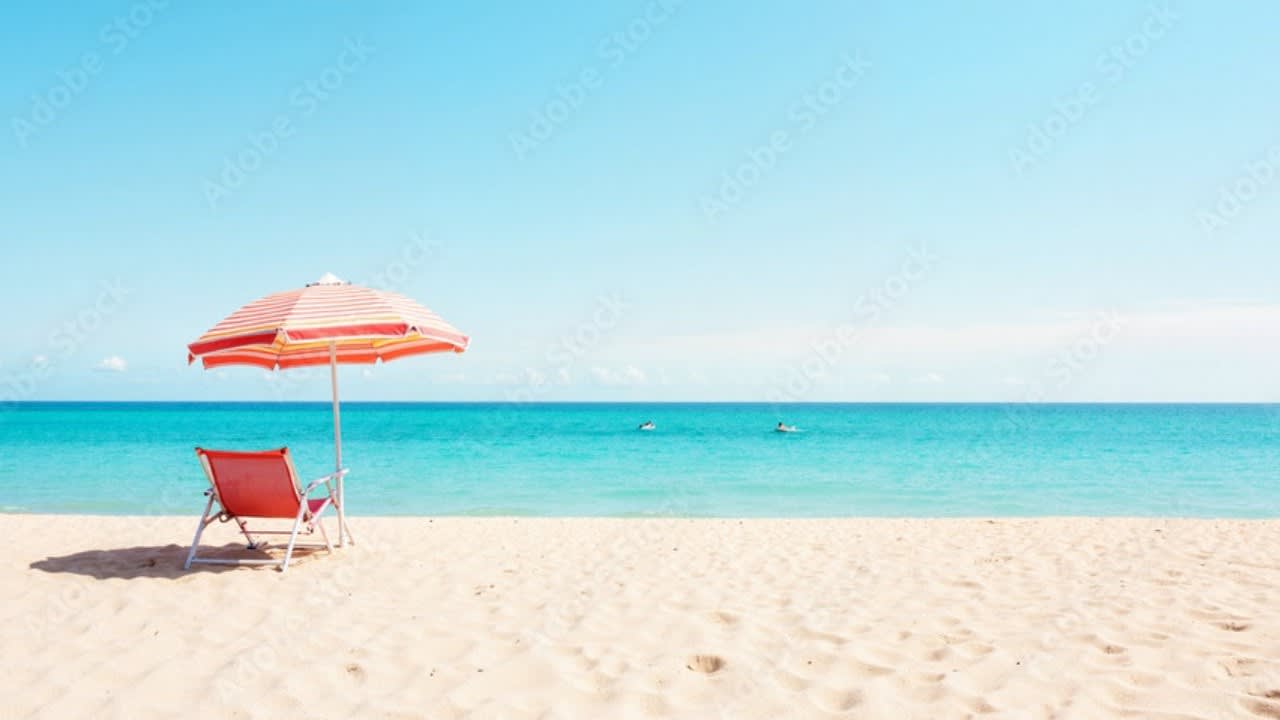 Beach scene in Maui