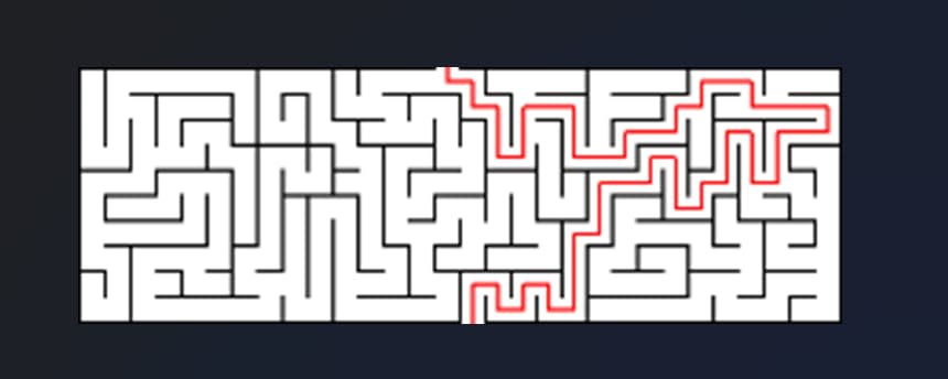 Fish puzzle solution path