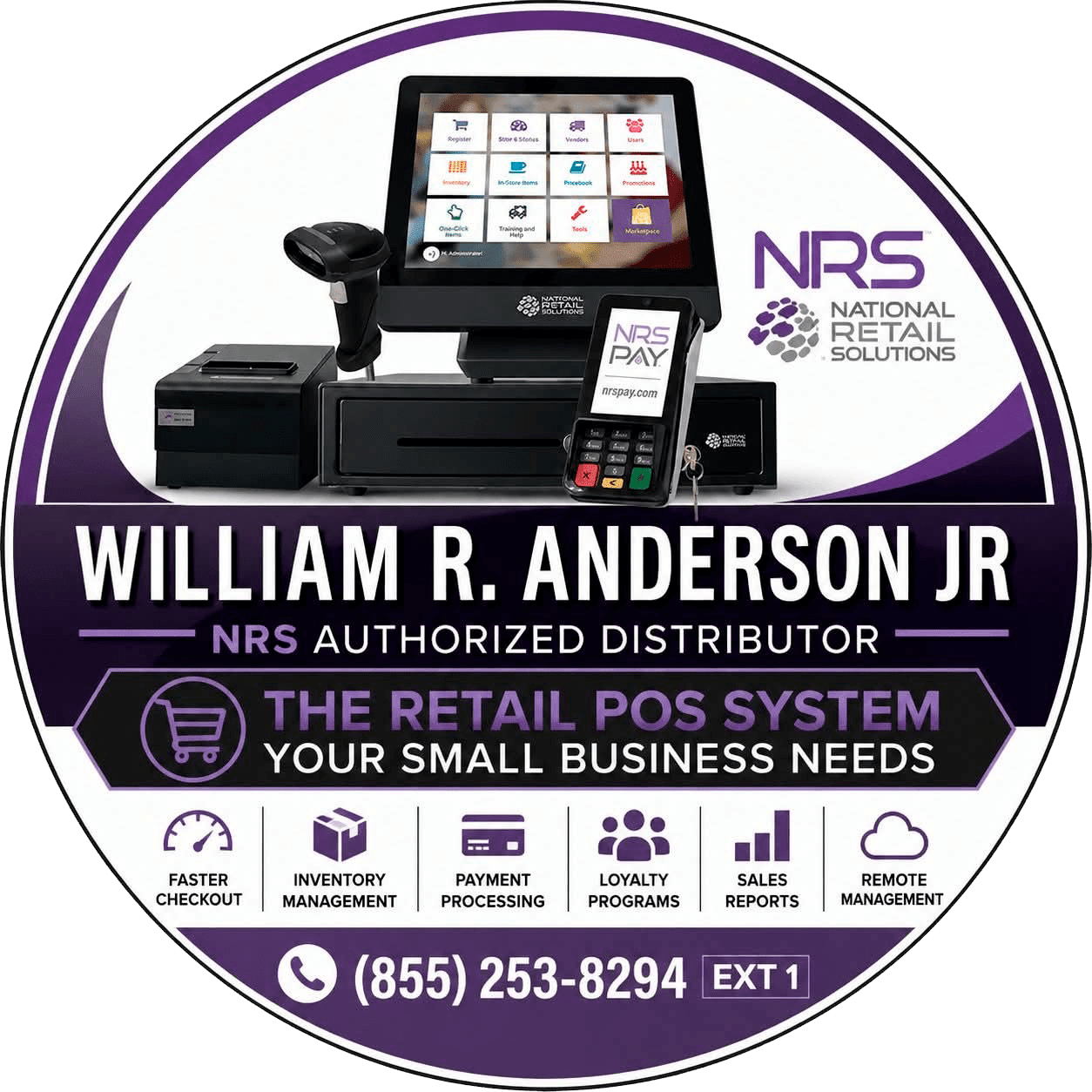William R. Anderson Jr NRS Authorized Distributor