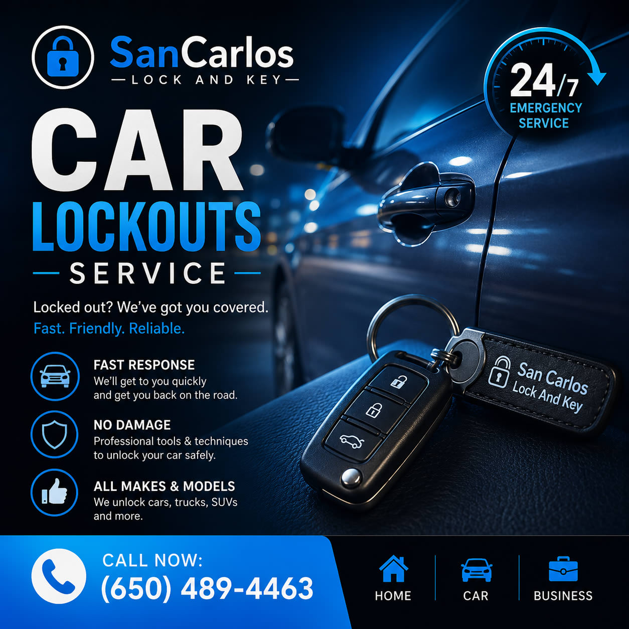 Commercial Locksmith in San Carlos, CA — Business Security 24/7