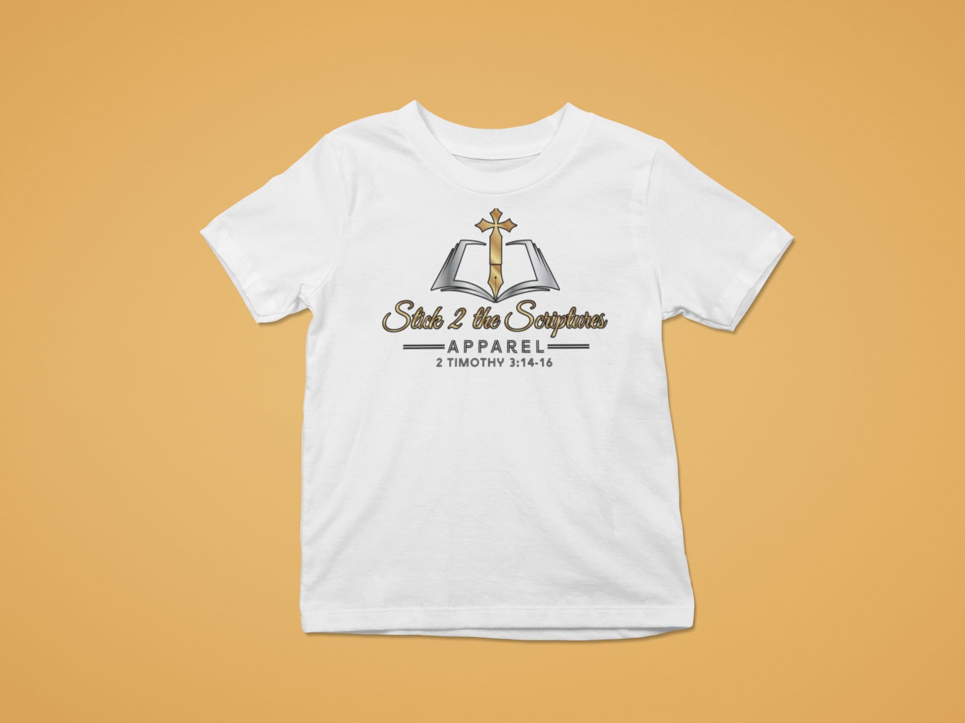 "STICK 2 THE SCRIPTURES LOGO" YOUTH T-SHIRT
