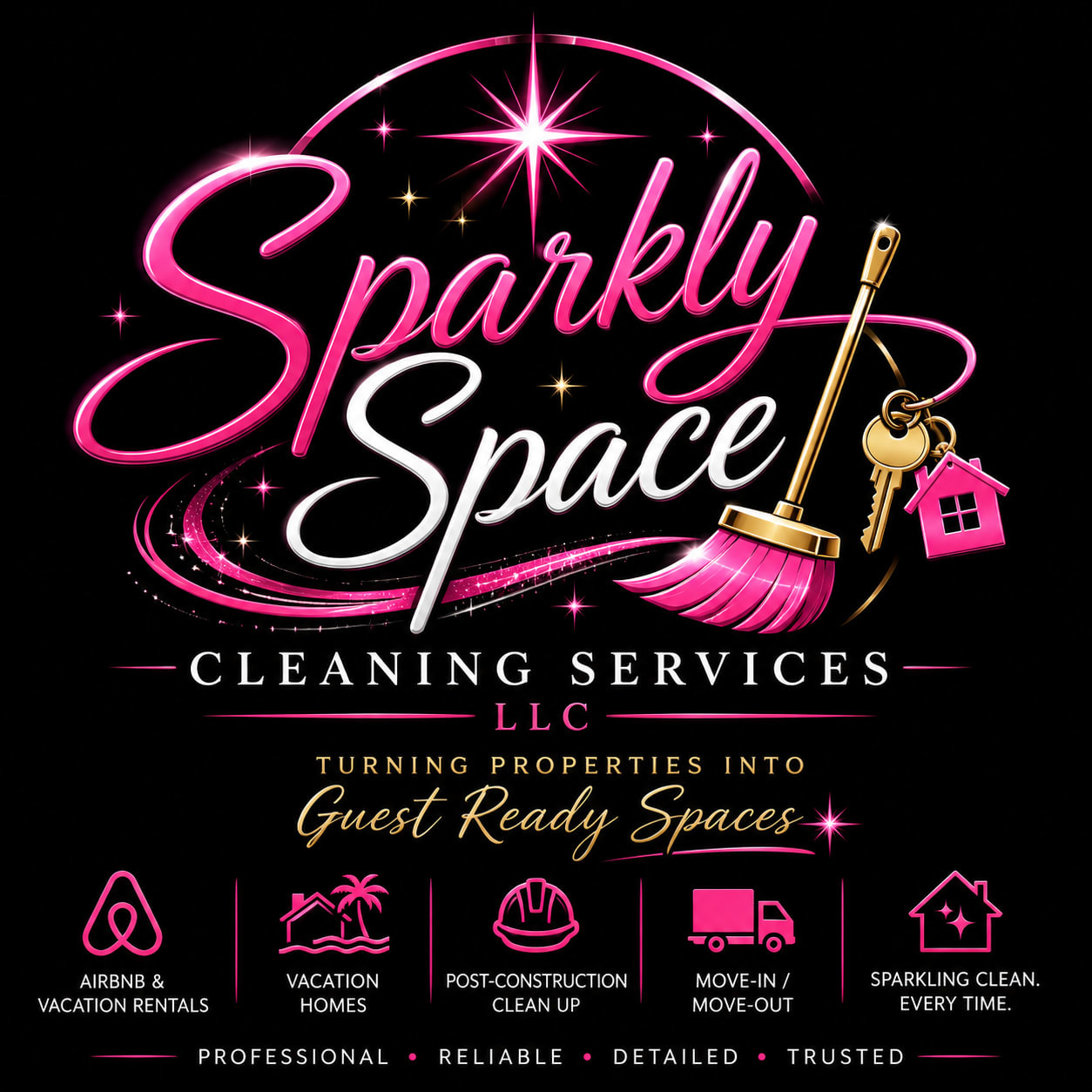 Sparkly Space Cleaning