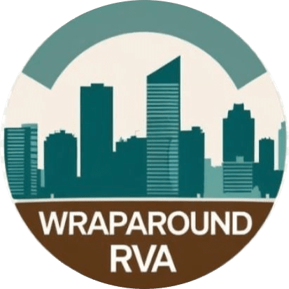 Wraparound RVA logo