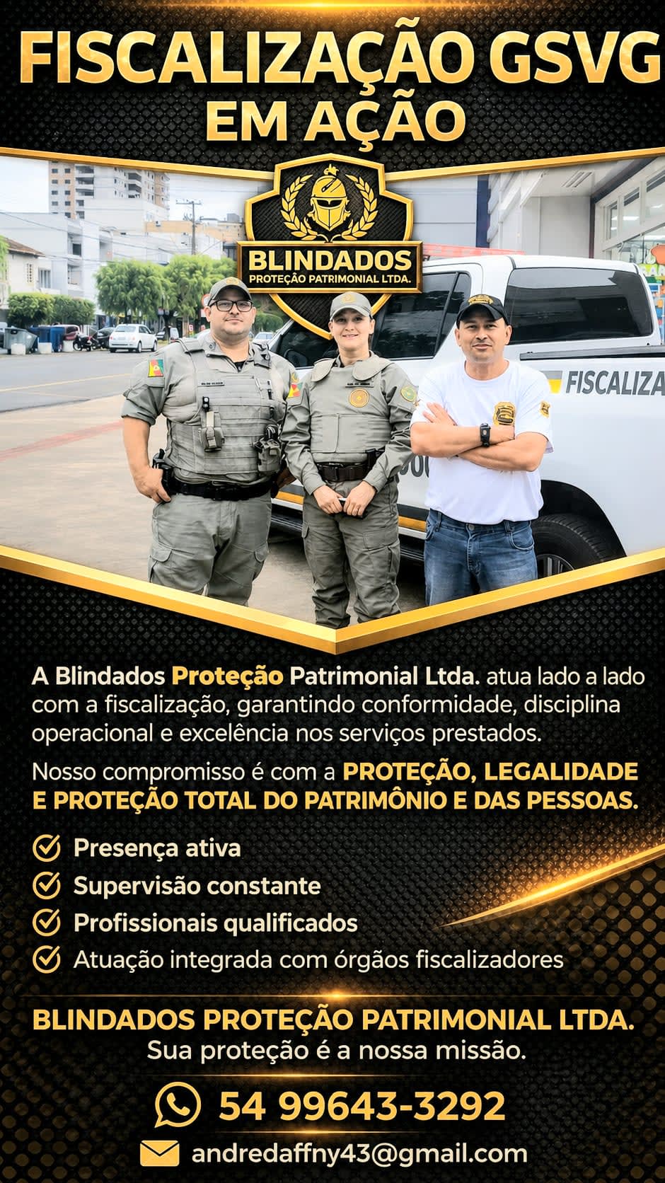 BLINDADOS PROTEÇÃO PATRIMONIAL LTDATDA