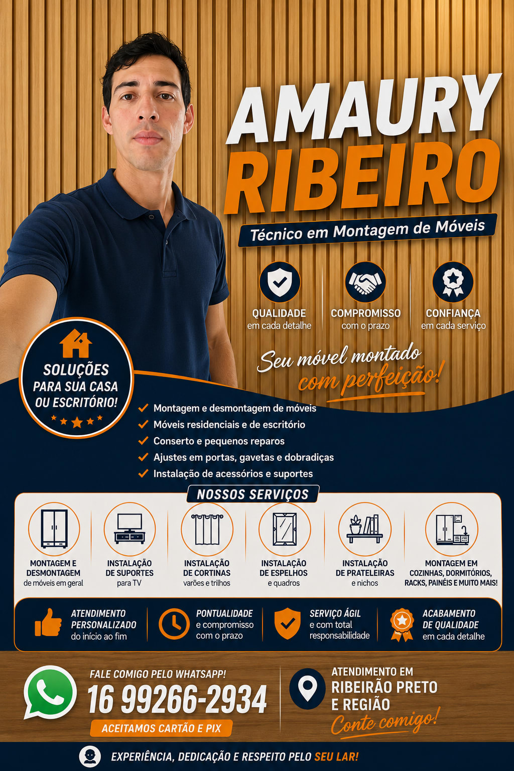 A/R SOLUÇÕES EM MONTAGEM DE MÓVEIS 16-99266293