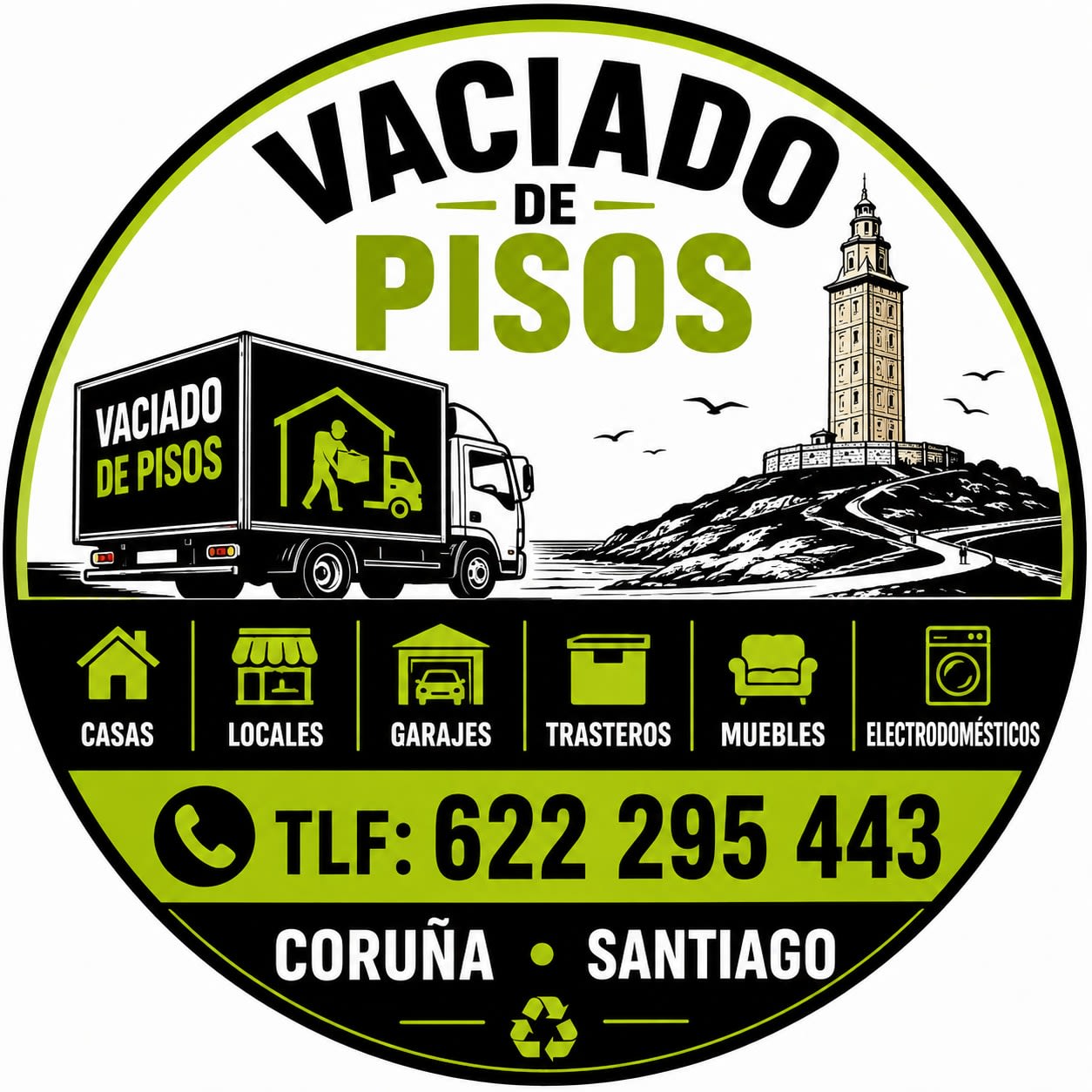 VACIADOS DE PISOS EN LA CORUÑA MUDANZAS Y PORTES