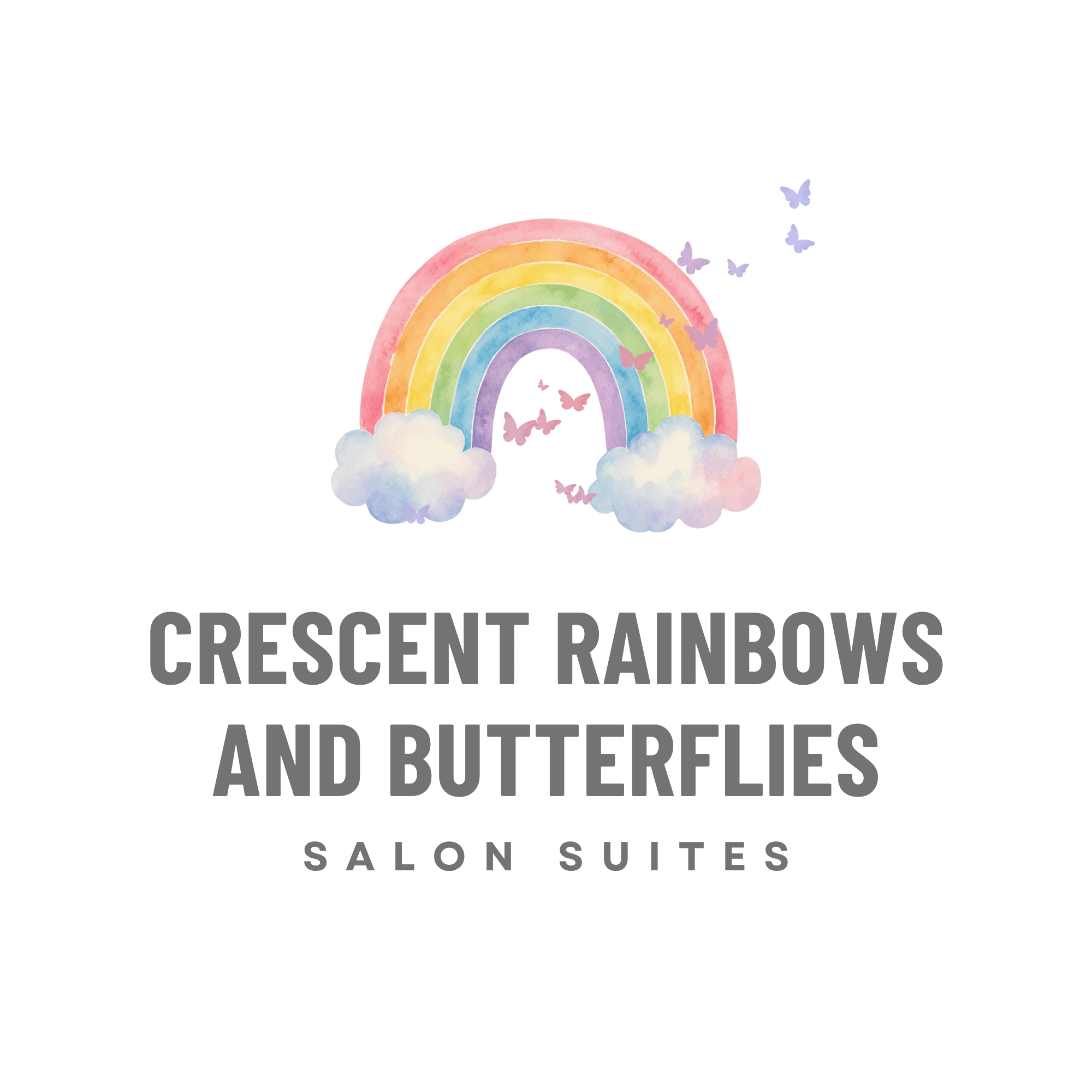 Crescent Rainbows and Butterflies Salon Suites