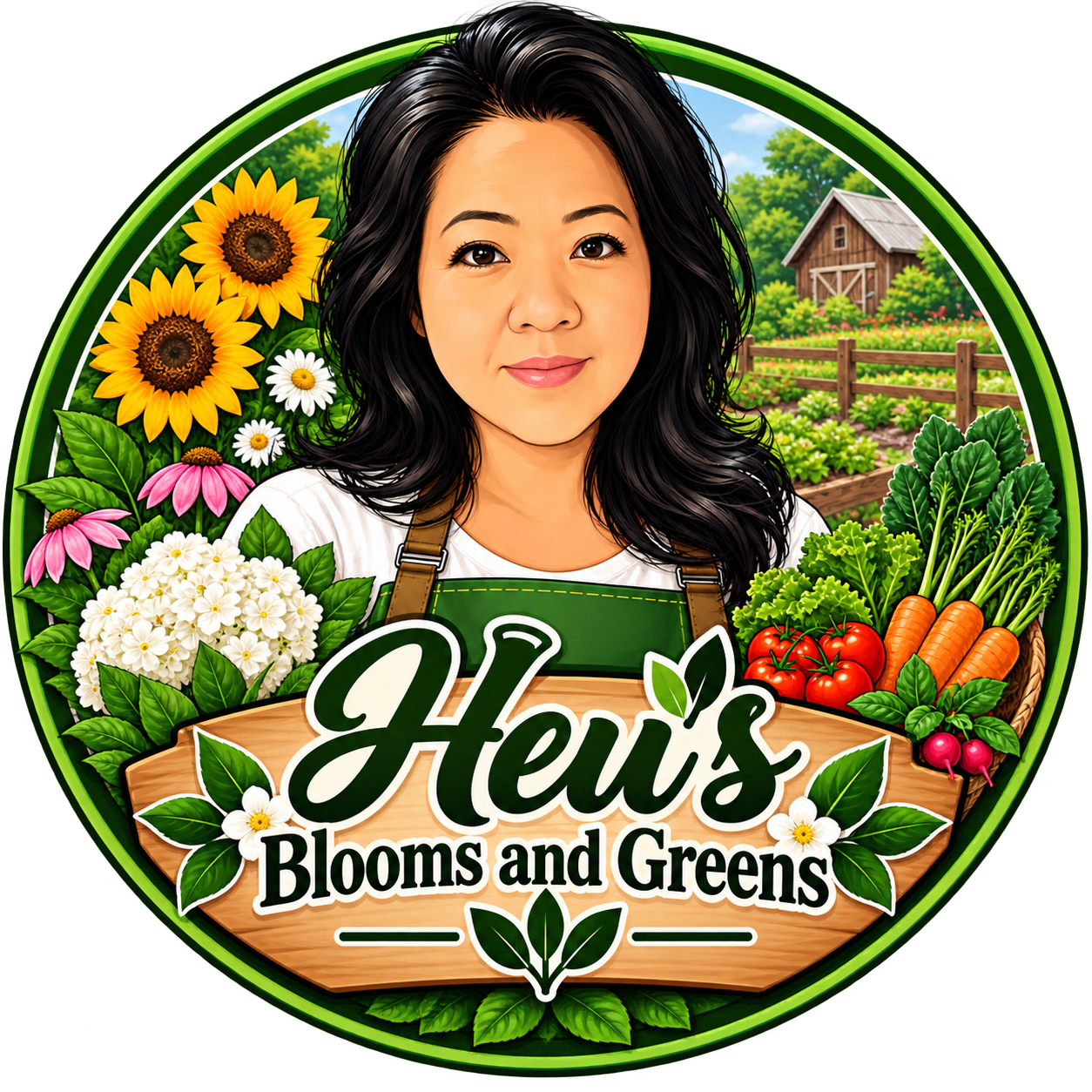 Heu's Blooms and Greens