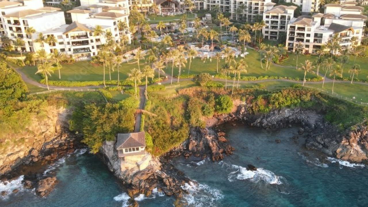Scenic view of Maui coast