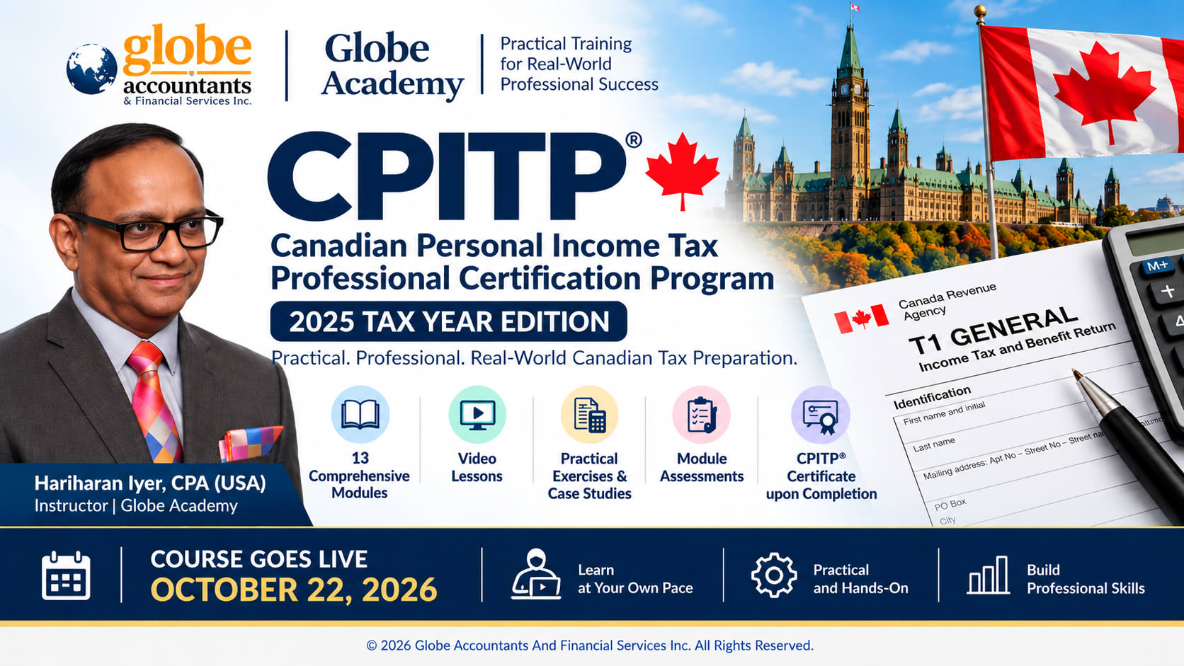 Canadian Personal Income Tax Preparation (CPITP®)