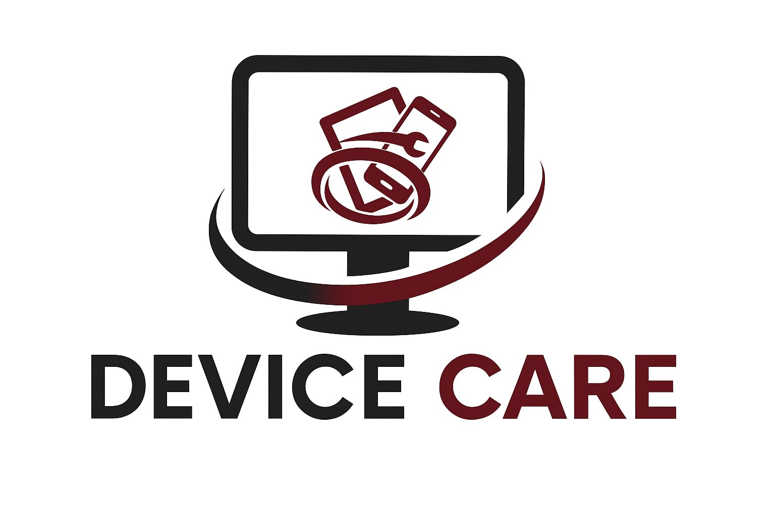Logo for a device repair or maintenance service.