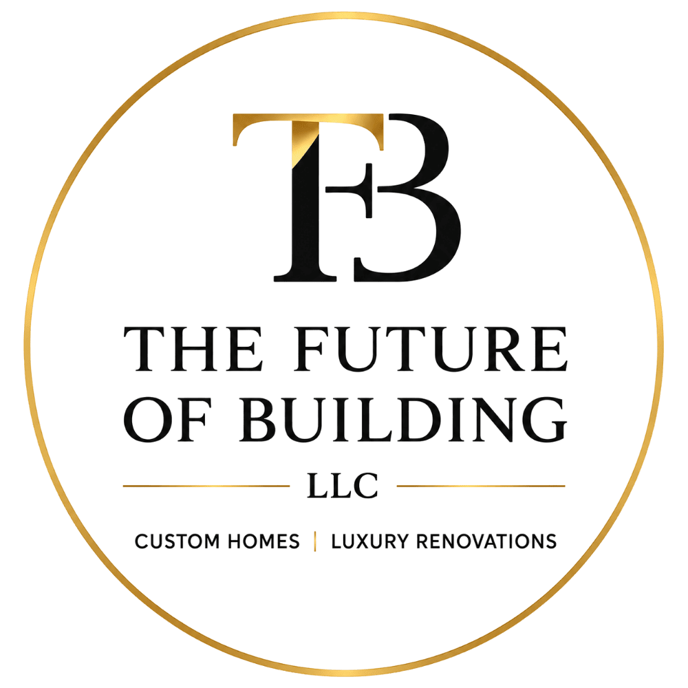 Logo for a custom home and luxury renovation company