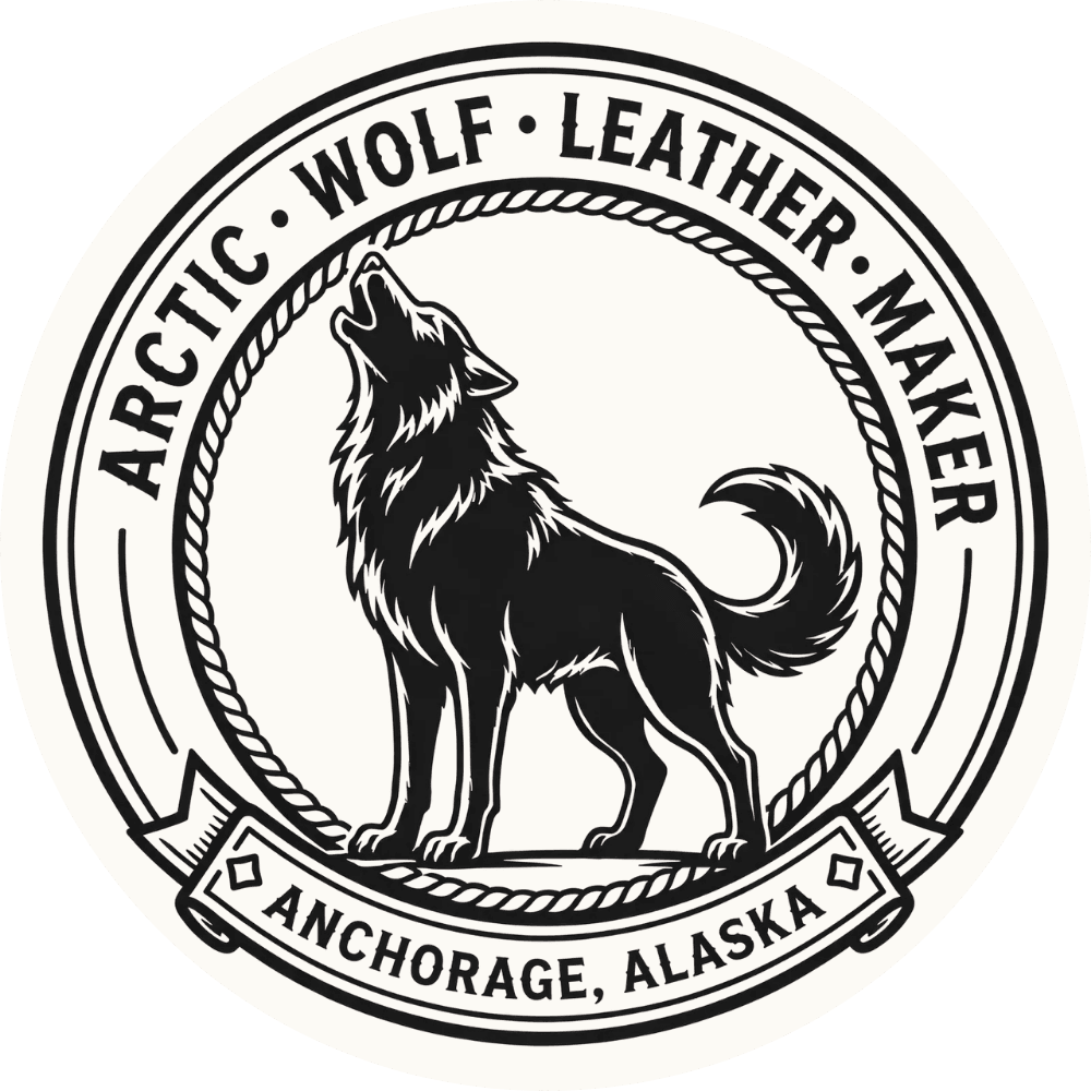 A black-and-white logo of a howling wolf inside a rope-bordered circle.
