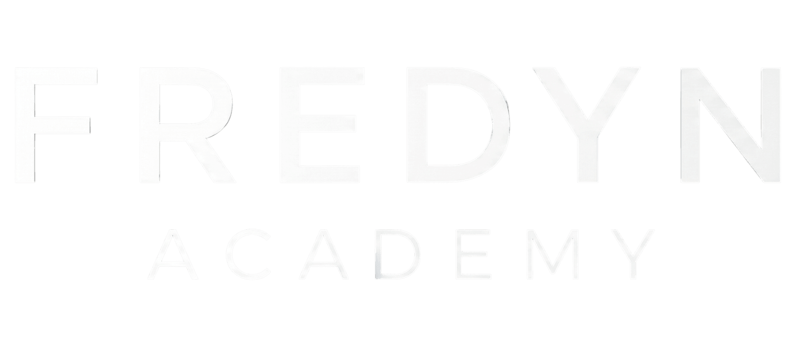 Logo for Fredyn Academy on solid green background