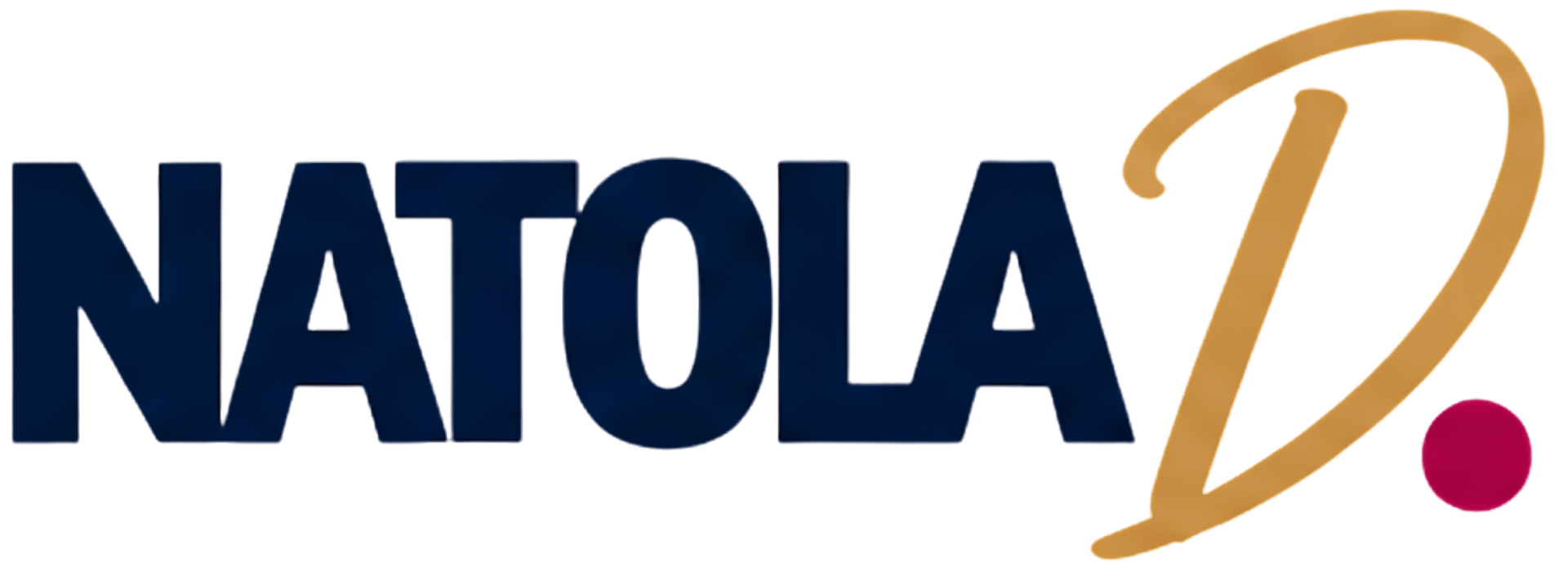 Logo for Natola D on solid green background