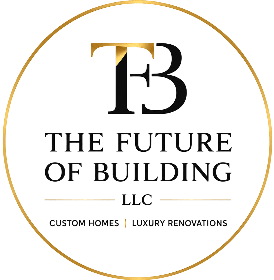 Logo for a custom home and luxury renovation company