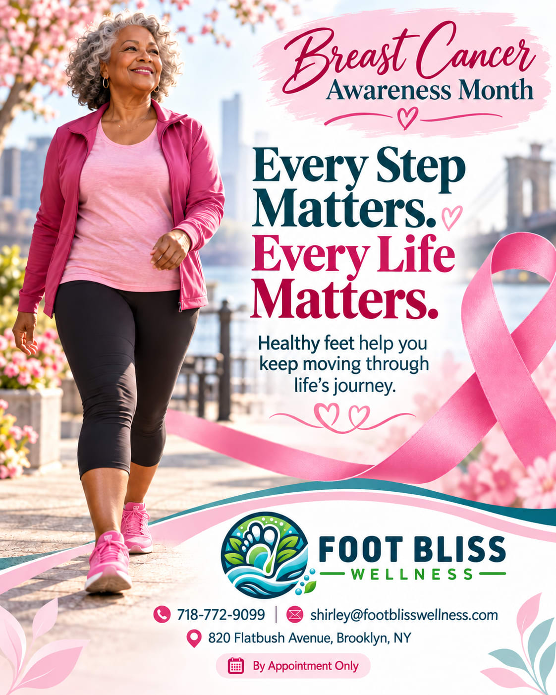 Breast Cancer Awareness - Foot Bliss Wellness