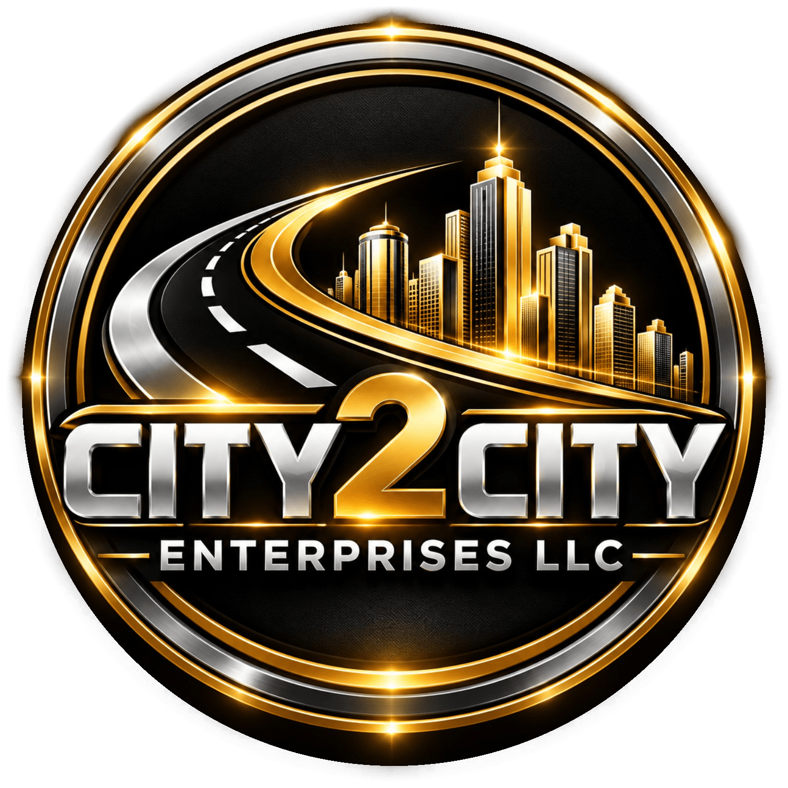 Circular logo for a company named City2City Enterprises LLC.
