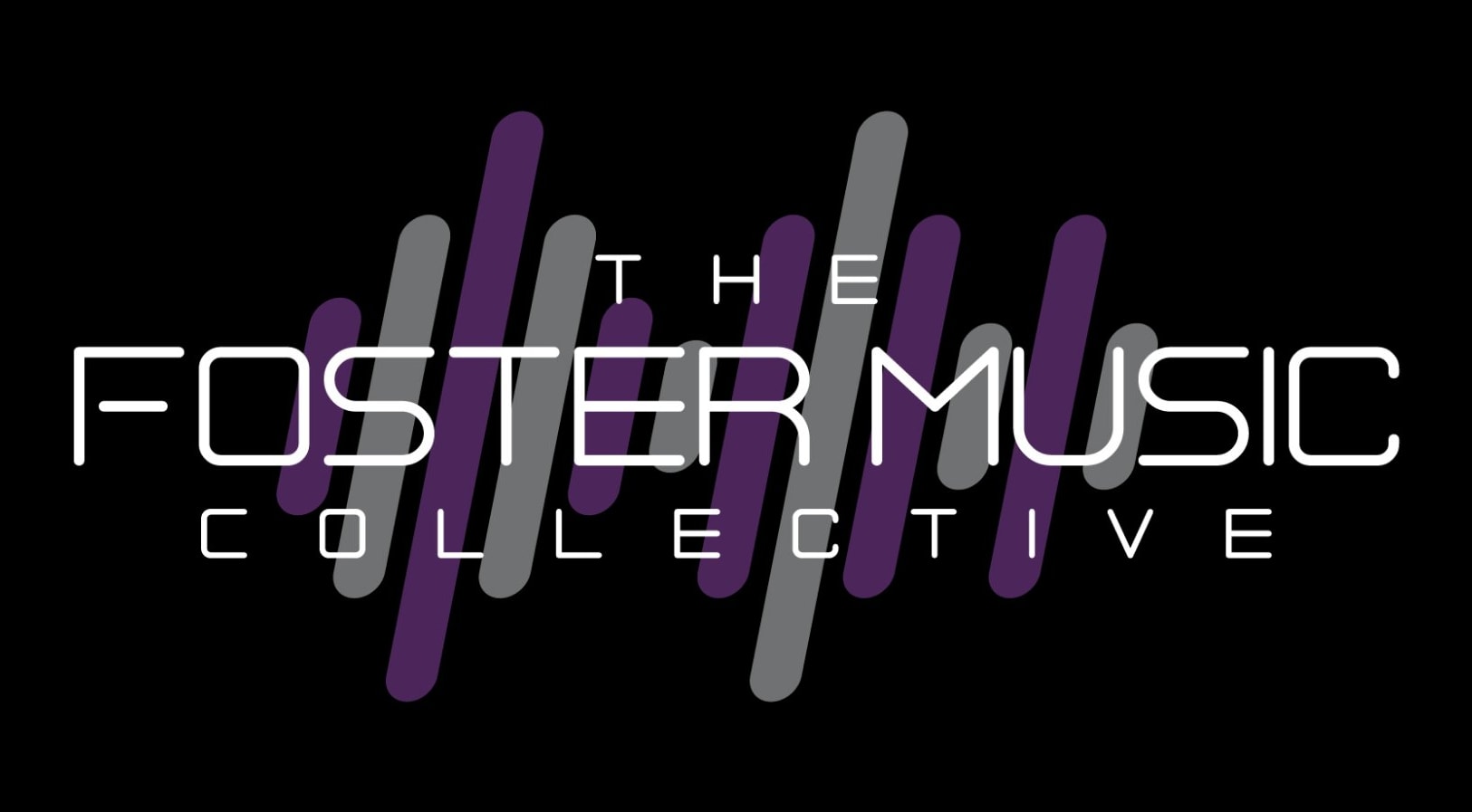 Logo for a music collective with stylized soundwave bars.