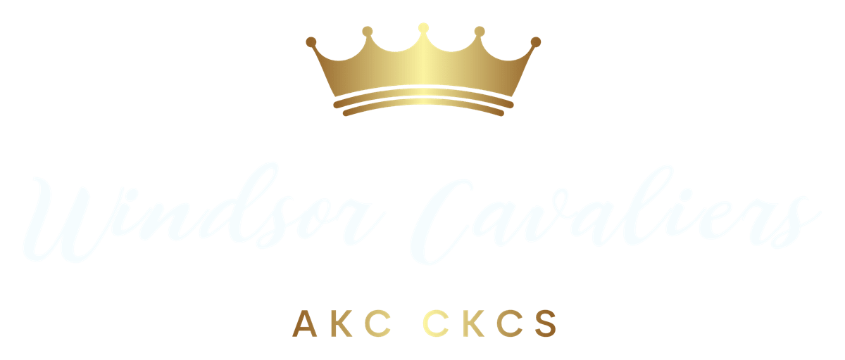 Logo for a dog breed club with crown and text