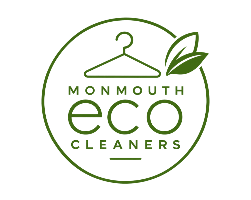 Logo for an eco-friendly dry cleaning service.