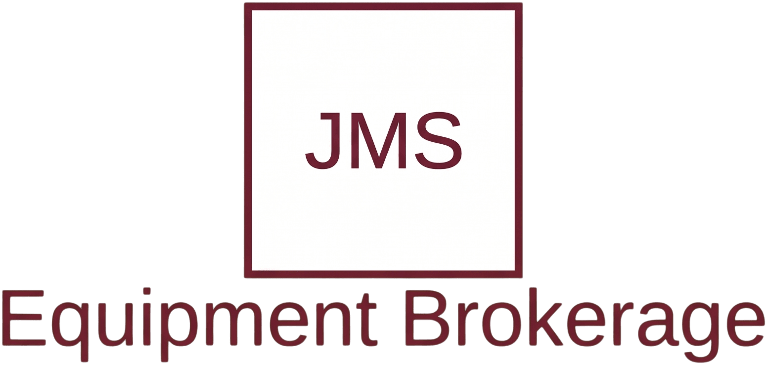 Logo for JMS Equipment Brokerage on green background