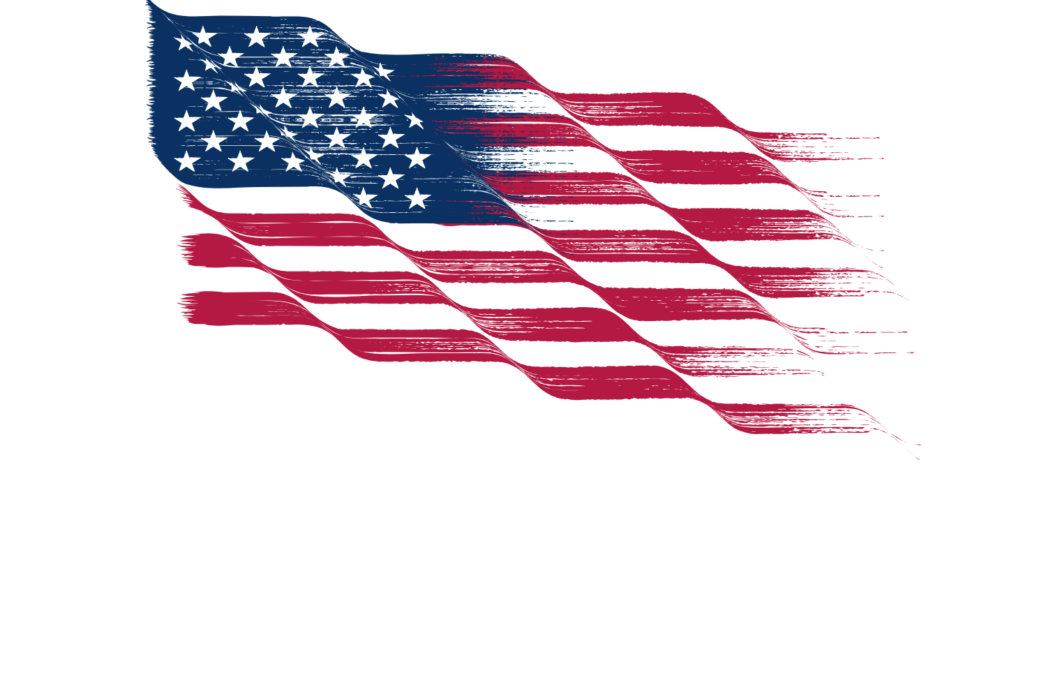 American flag graphic with 'Postal Plus' text on green background