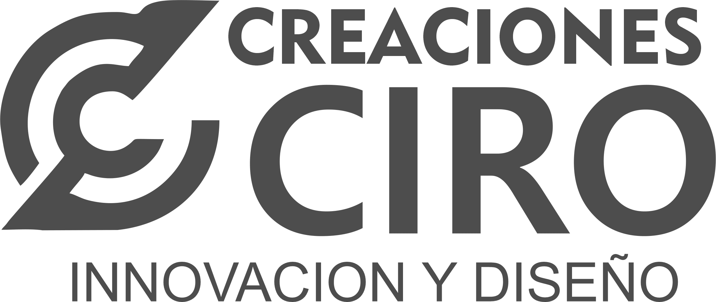 Corporate logo for Creaciones Ciro on solid green background